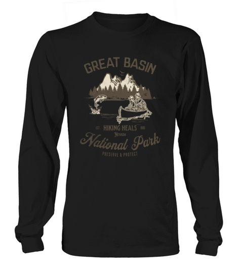 Hiking in Great Basin National Park Long sleeved Unisex