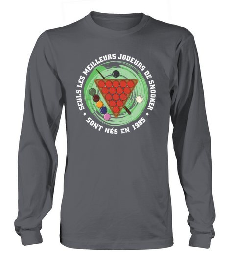 Snooker born in 1985 Vintage Birthday Snooker Long sleeved Unisex
