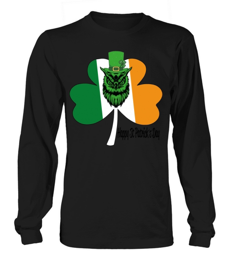 Vintage Irish American Flag Shamrock Irland Long sleeved Unisex