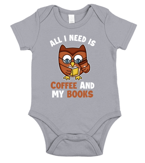 Coffee and my Books Latte Art Barista Queen Coffee Short Sleeve Baby One-Piece