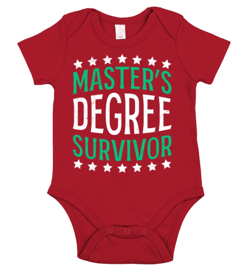Masters degree survivor Masters degree Short Sleeve Baby One-Piece