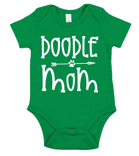 Womens Doodle Mama Labradoodle Goldendoodle Short Sleeve Baby One-Piece