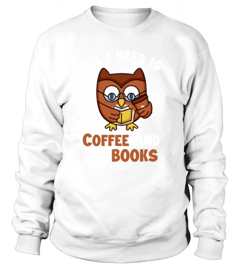 Coffee and my Books Latte Art Barista Queen Coffee Sweatshirt Unisex