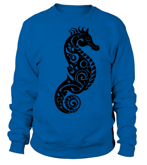 Cute Little Vintage Tattoo Seahorse Sweatshirt Unisex