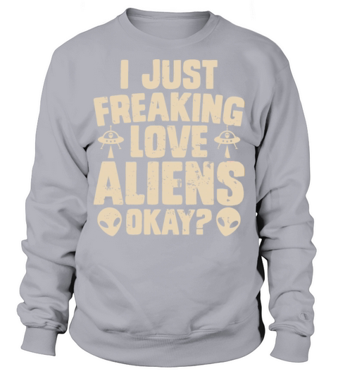 Funny Vintage UFO Alien Sweatshirt Unisex