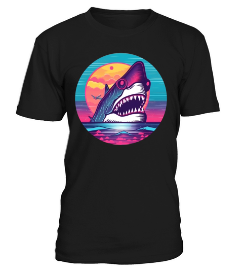 80s 90s Shark Lovers Vintage T-Shirt Unisex