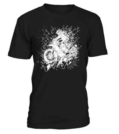 Off-road Motorcycle Racing Style Jump Splash T-Shirt Unisex