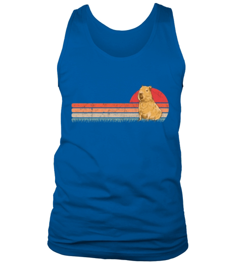 Capybara Retro Vintage Tank Top Unisex