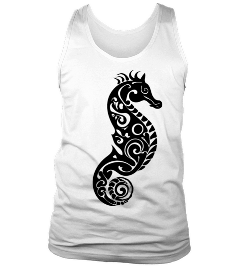 Cute Little Vintage Tattoo Seahorse Tank Top Unisex