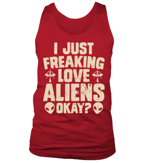 Funny Vintage UFO Alien Tank Top Unisex