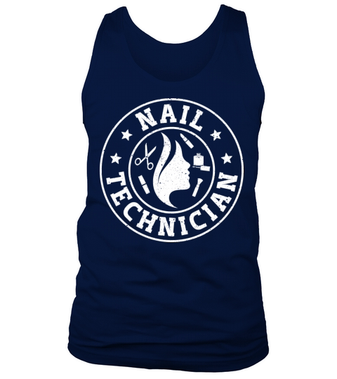 Nail Technician Grunge Vintage Nail Technician Tank Top Unisex
