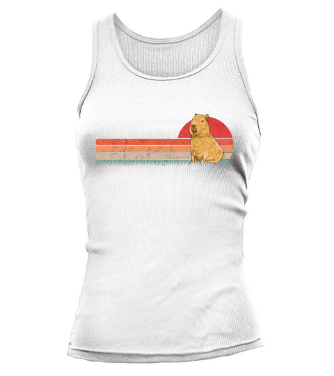 Capybara Retro Vintage Tank top Woman