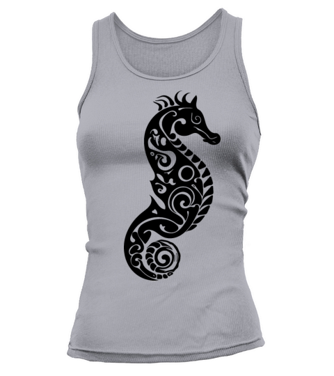 Cute Little Vintage Tattoo Seahorse Tank top Woman