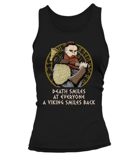 Death Smiles at Everyone Vintage Mythology Retro Tank top Woman