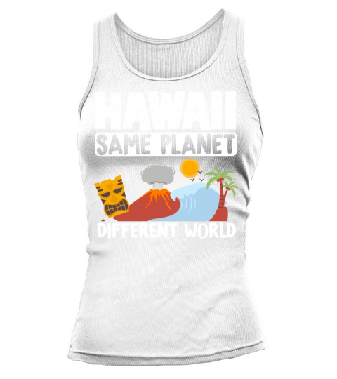 Islands Vintage Souvenir Hawaii Same Planet World Tank top Woman