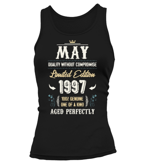 May 1997 Vintage Birthday Present Tank top Woman