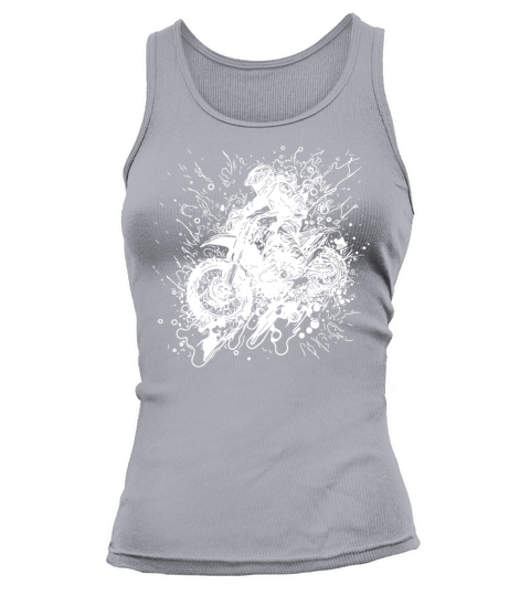 Off-road Motorcycle Racing Style Jump Splash Tank top Woman