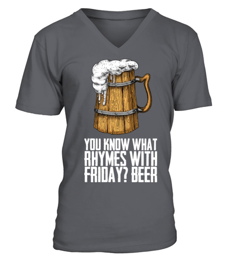 Beer Fraternity Gift V-Neck T-shirt