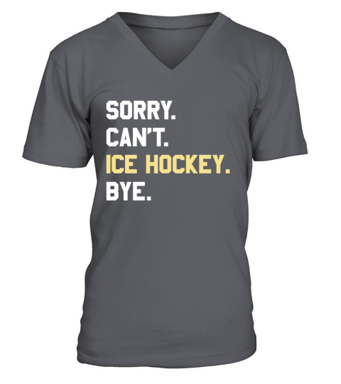 Funny Ice hockey Gift for Men Women Boys or Girls V-Neck T-shirt