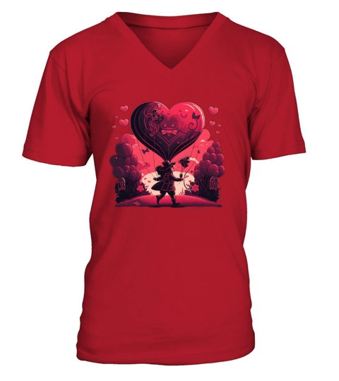 valentines day V-Neck T-shirt