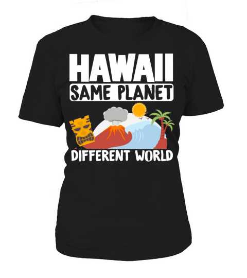 Islands Vintage Souvenir Hawaii Same Planet World Women's T-Shirt
