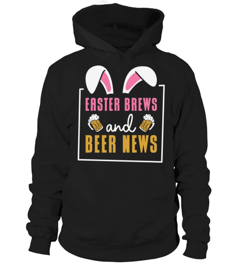 Easter Bunnies Beer Drinking Holiday Rabbit Hoodie Unisex