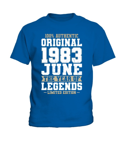 40th birthday june 1983 original 1983 Kids T-Shirt
