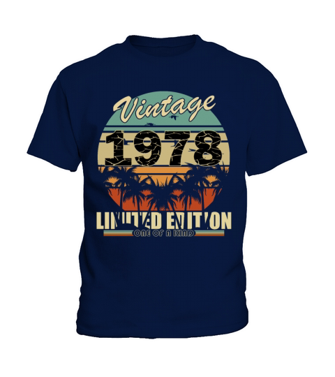 Vintage 1978 vintage retro vintage birthday Kids T-Shirt
