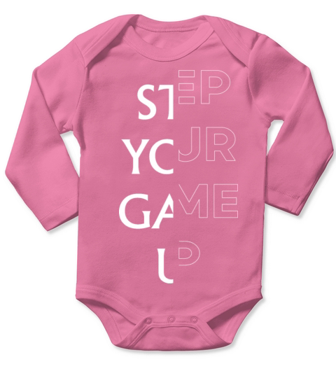 Step your game up Long Sleeve Baby One-Piece