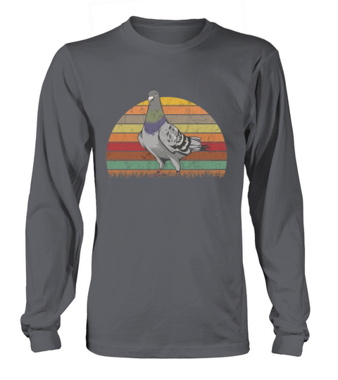 Pigeon Retro Fanciers Vintage Long sleeved Unisex