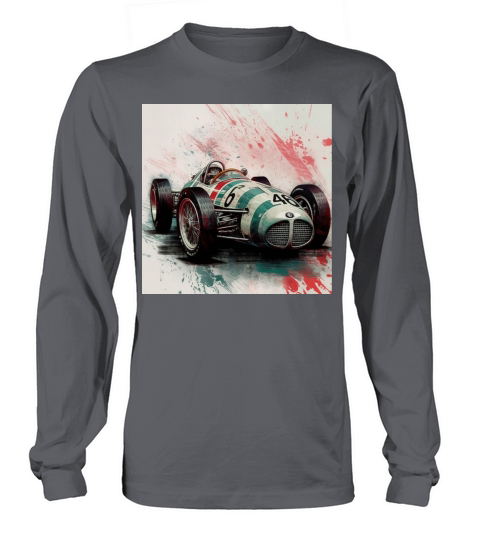 Vintage retro race car Long sleeved Unisex