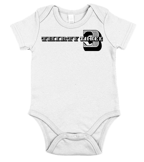 33rd Birthday Gift Ideas for Him Men Shirt Short Sleeve Baby One-Piece