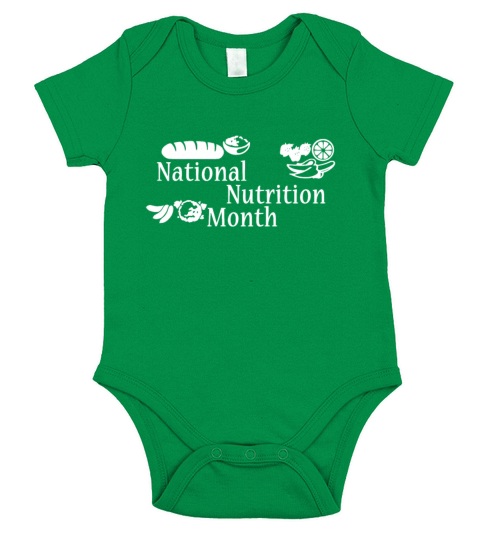 Holistic Nutritionist National Nutrition Month Short Sleeve Baby One-Piece