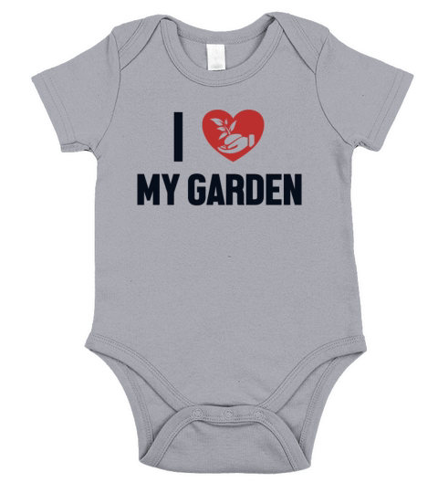 I Love My Garden Horticulture Ideas Gardener Short Sleeve Baby One-Piece
