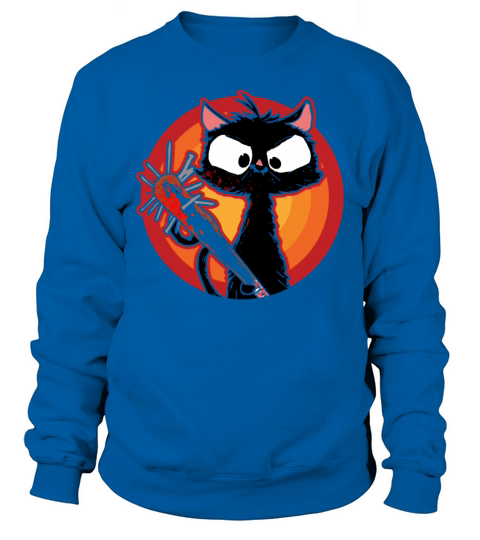 Halloween Retro Cat Vintage Cat Sweatshirt Unisex