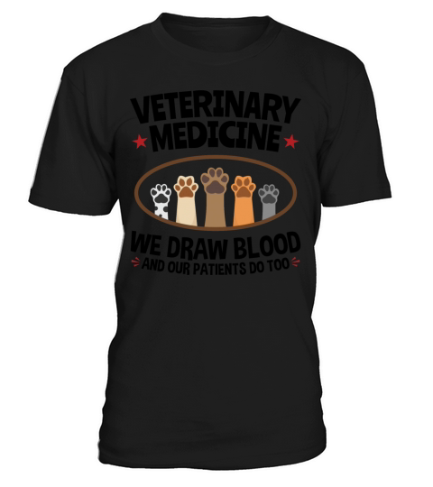Funny Veterinary Medicine Vet Tech We Draw Blood T-Shirt Unisex