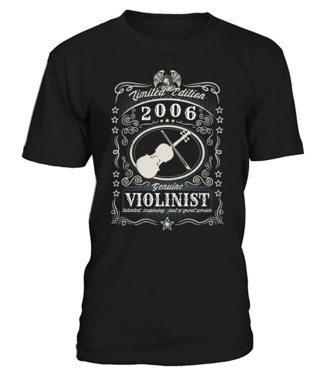 Vintage 2006 Violinist Birthday Gift Violin Player T-Shirt Unisex