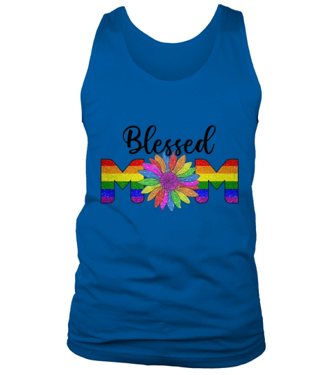 Sunflower LGBT Blessed Mom Tank Top Unisex