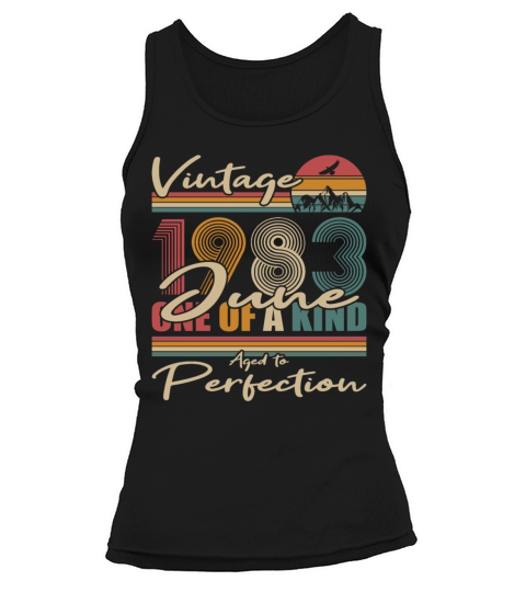 40th birthday june 1983 vintage 1983 Tank top Woman