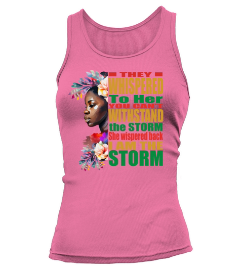 Storm BLM Black African Pride Black History Month Tank top Woman