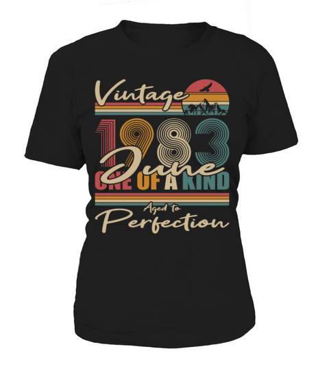40th birthday june 1983 vintage 1983 Women's T-Shirt