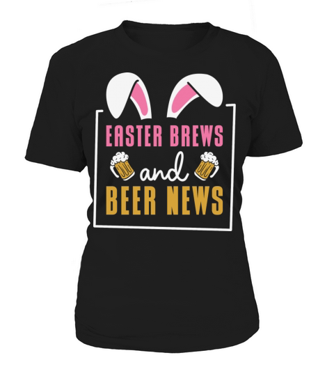 Easter Bunnies Beer Drinking Holiday Rabbit Women's T-Shirt