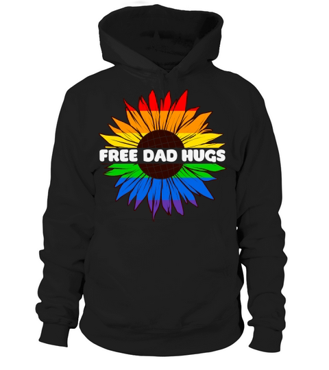 Free Dad Hugs Pride LGBT Hoodie Unisex