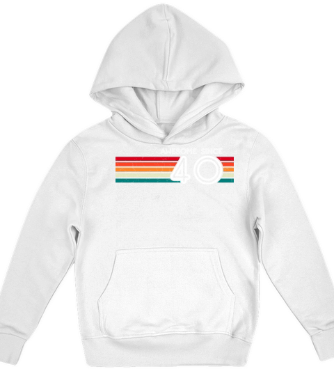 Awesome Since 1940 83rd Birthday Gifts 83 Years Kids Hoodie