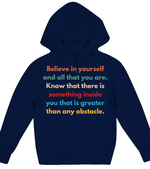 Inspirational and Motivational Quotes for Success Kids Hoodie