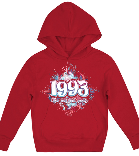 Perfect Year 1993 30 Years Woman 30th Birthday Kids Hoodie