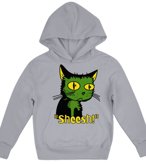 sheesh boredom vintage cartoon cat Kids Hoodie