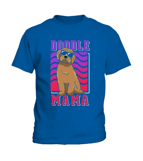 Womens Doodle Mama Labradoodle Goldendoodle Kids T-Shirt