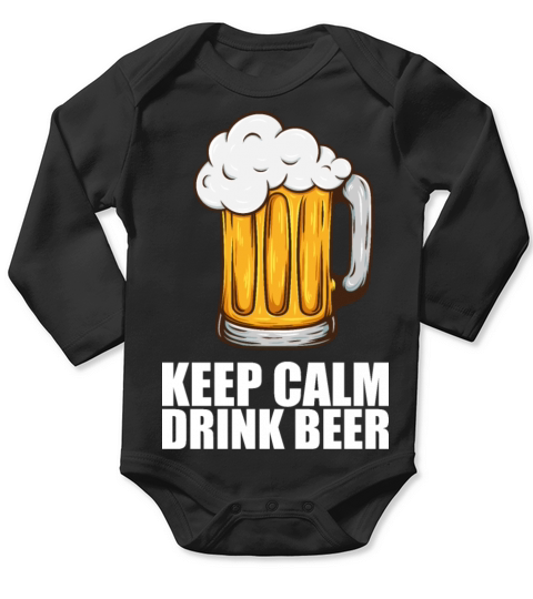 Beer for men Drinker Gift Long Sleeve Baby One-Piece