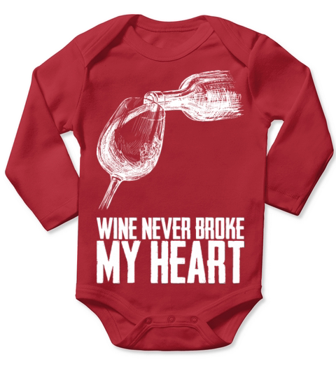 Wine Partying Long Sleeve Baby One-Piece